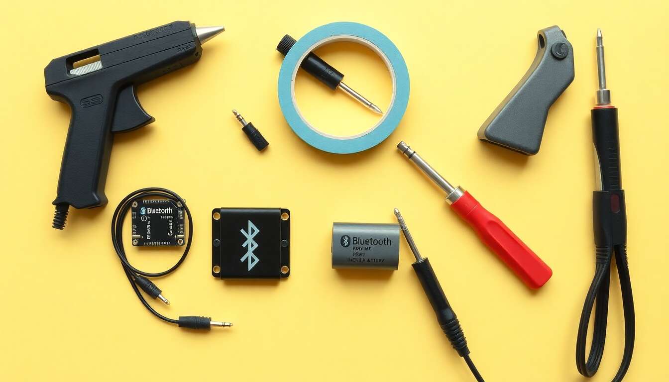 Installation simple d’un systeme bluetooth sur un vieux casque