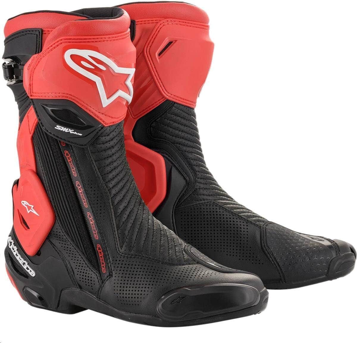 Test des bottes moto Alpinestars SMX Plus V2 noir/rouge taille 46