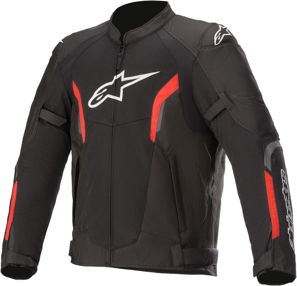 Test de la veste Alpinestars 3306121-1030 en noir/rouge fluo