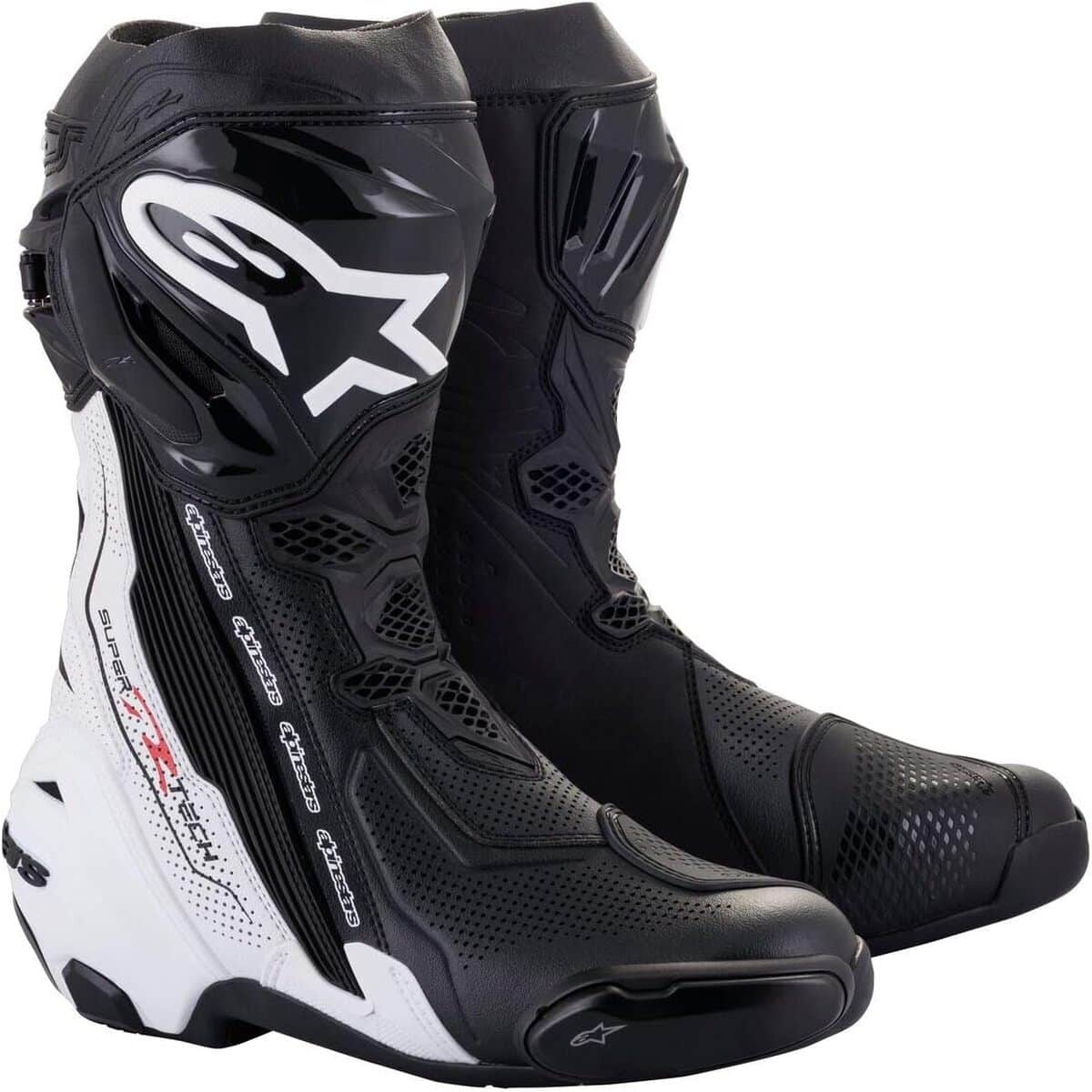 Test des bottes de moto Alpinestars Racing noir/blanc 43 EU