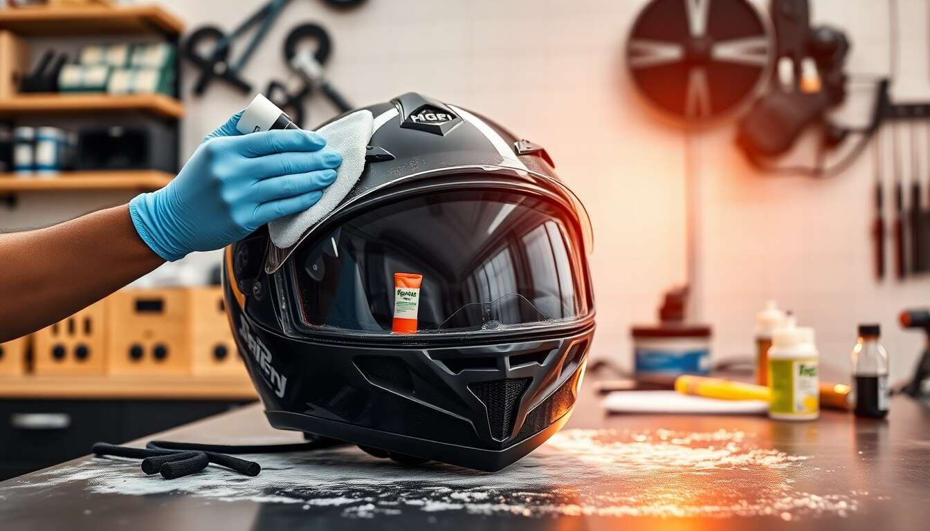 Les étapes clés du nettoyage professionnel d'un casque motorisé