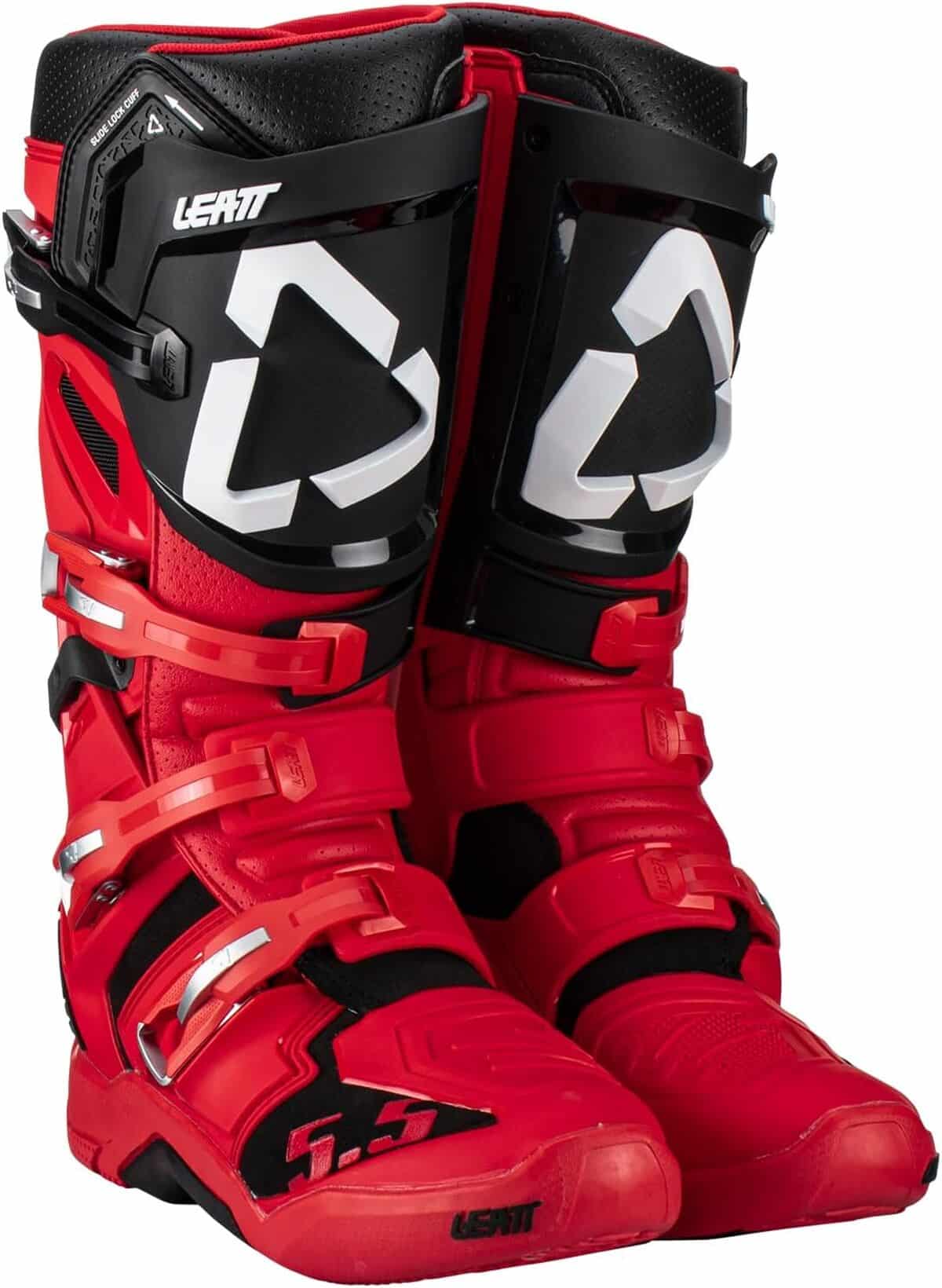 Test des bottes de moto Leatt Mixte Rosso, taille 45.5 EU