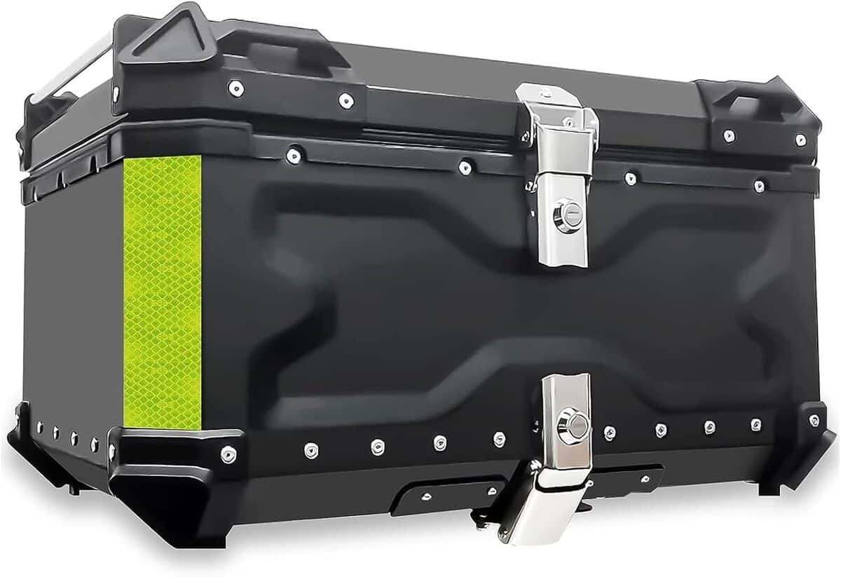 Test du top case moto universel 100L noir