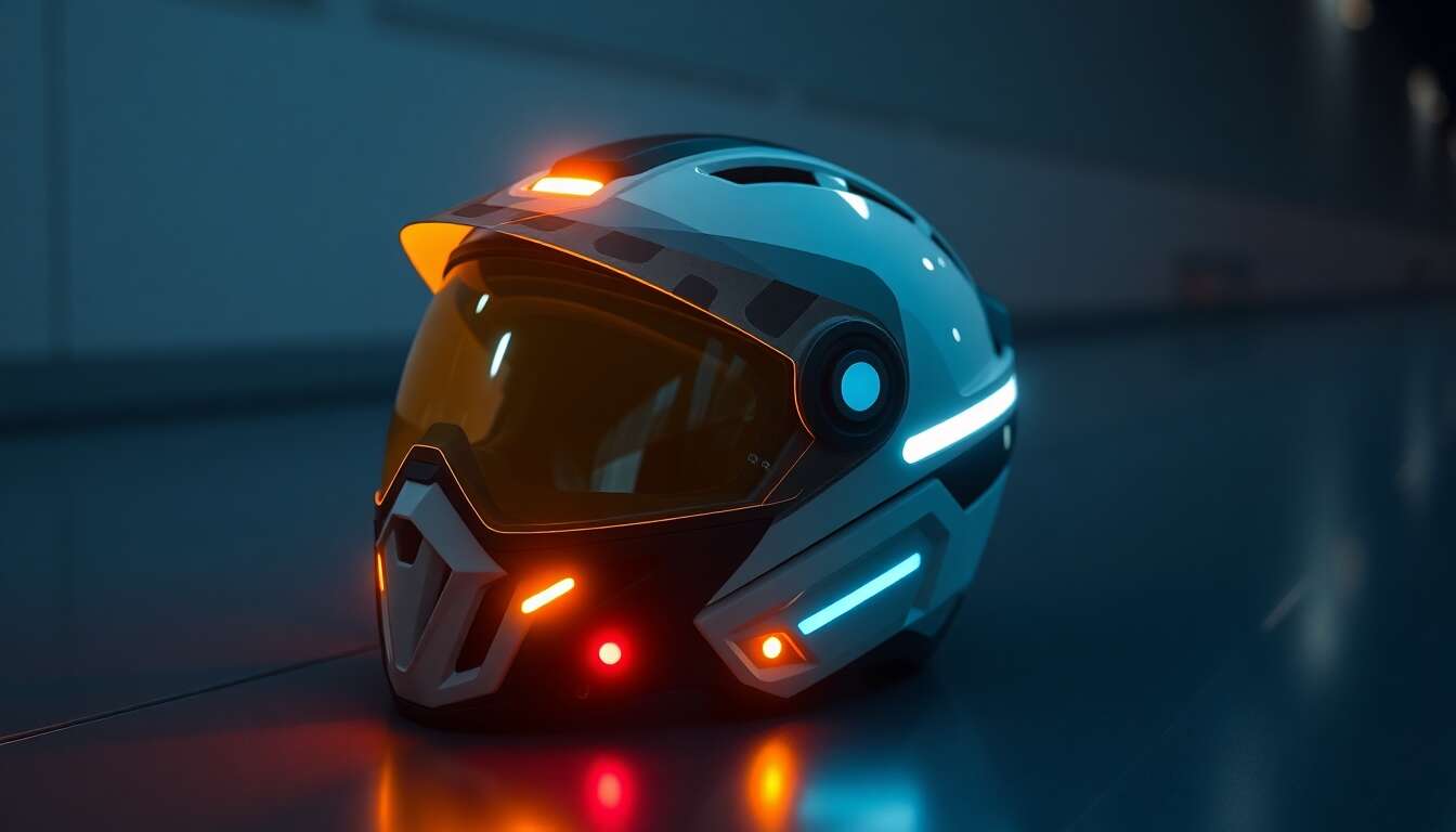 Casque modulable et visibilité nocturne