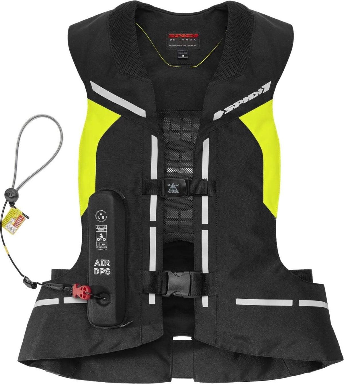 Test : gilet airbag SPIDI Air DPS (black/yellow, l)