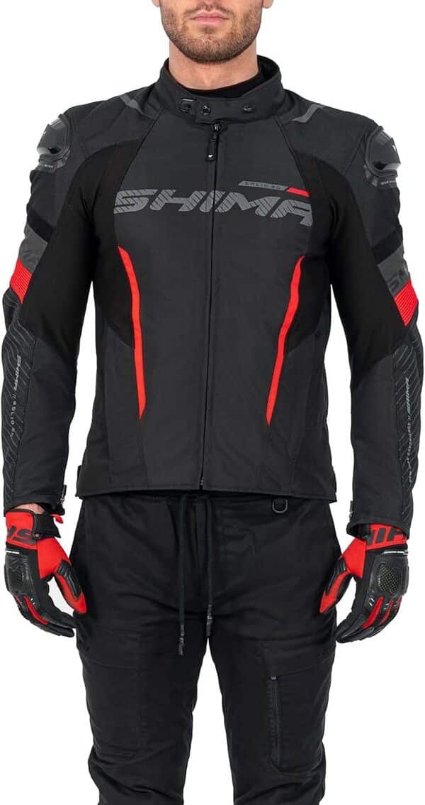 SHIMA Solid 2.0 Veste Moto Homme Homologué AirForce Dorsale Blouson Armure Protecion Vestes Imperméable Textile