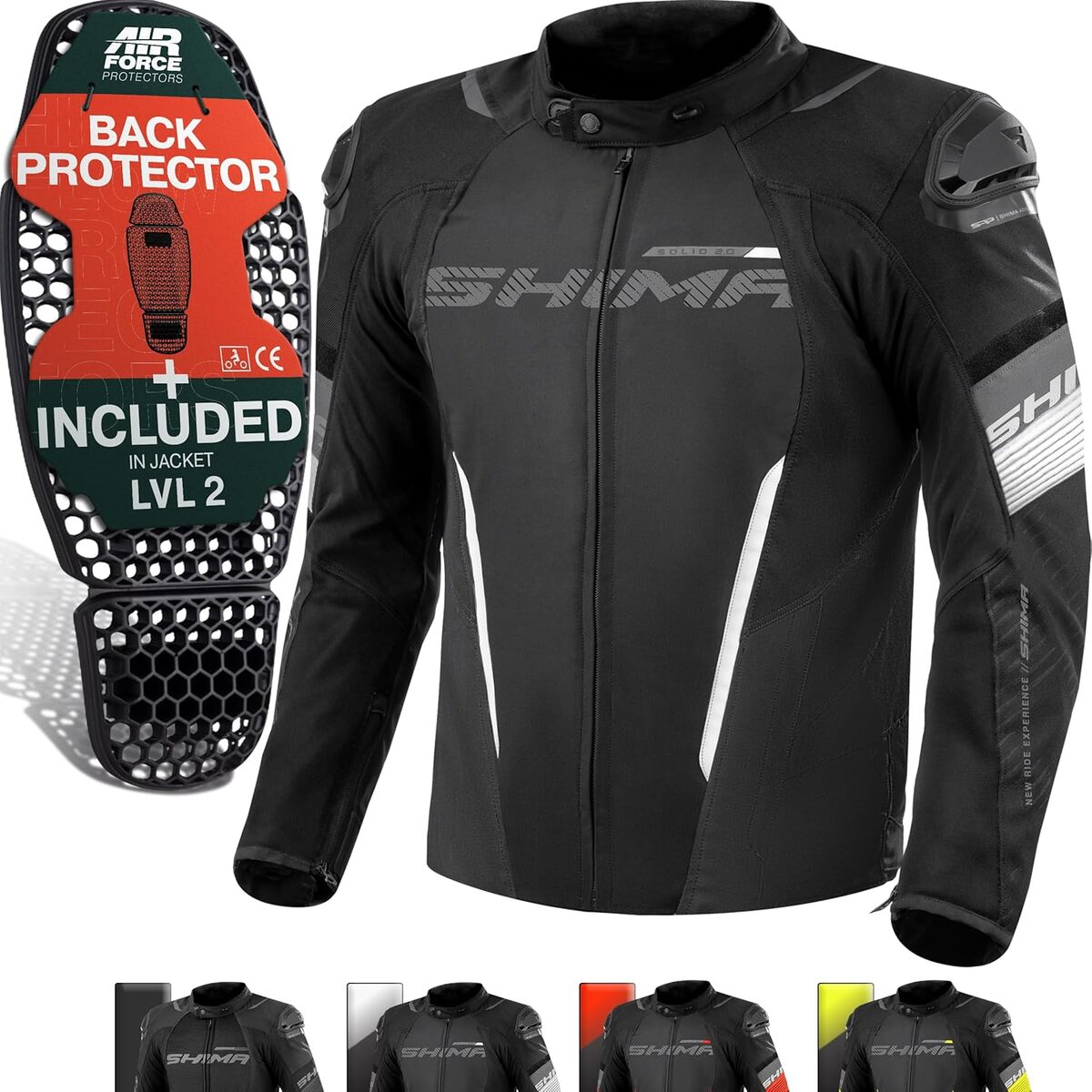 Test : veste moto homme Shima Solid imperméable et homologuée