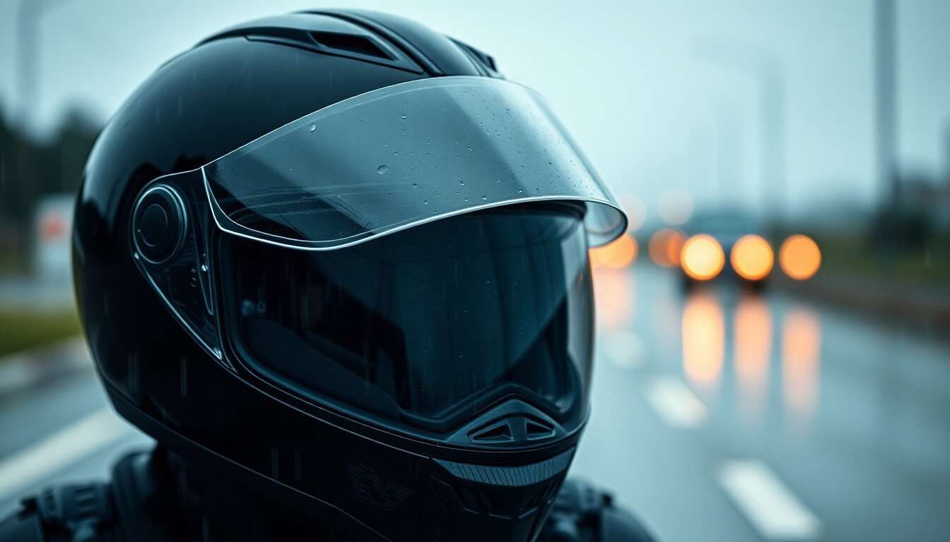 Casque transformable : solutions anti-buée & anti-pluie