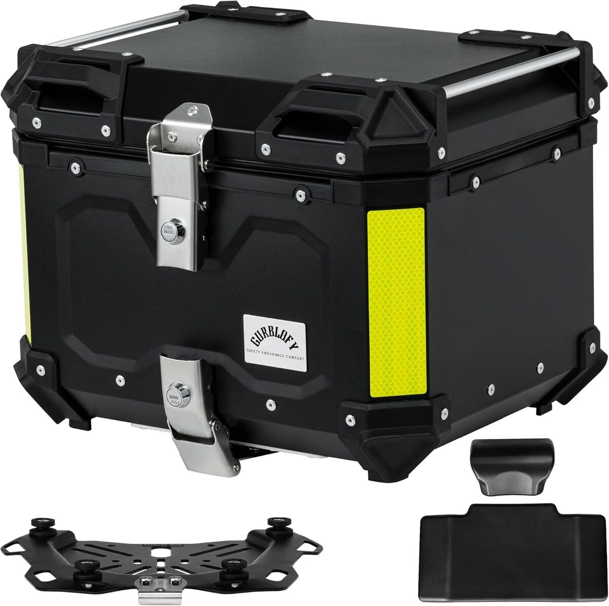 Test : boîtier supérieur noir Gurblofy pour moto