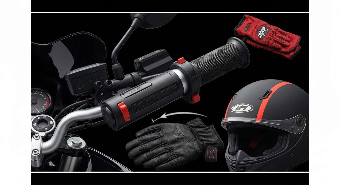 Les incontournables pour vos poign&eacute;es chauffantes moto