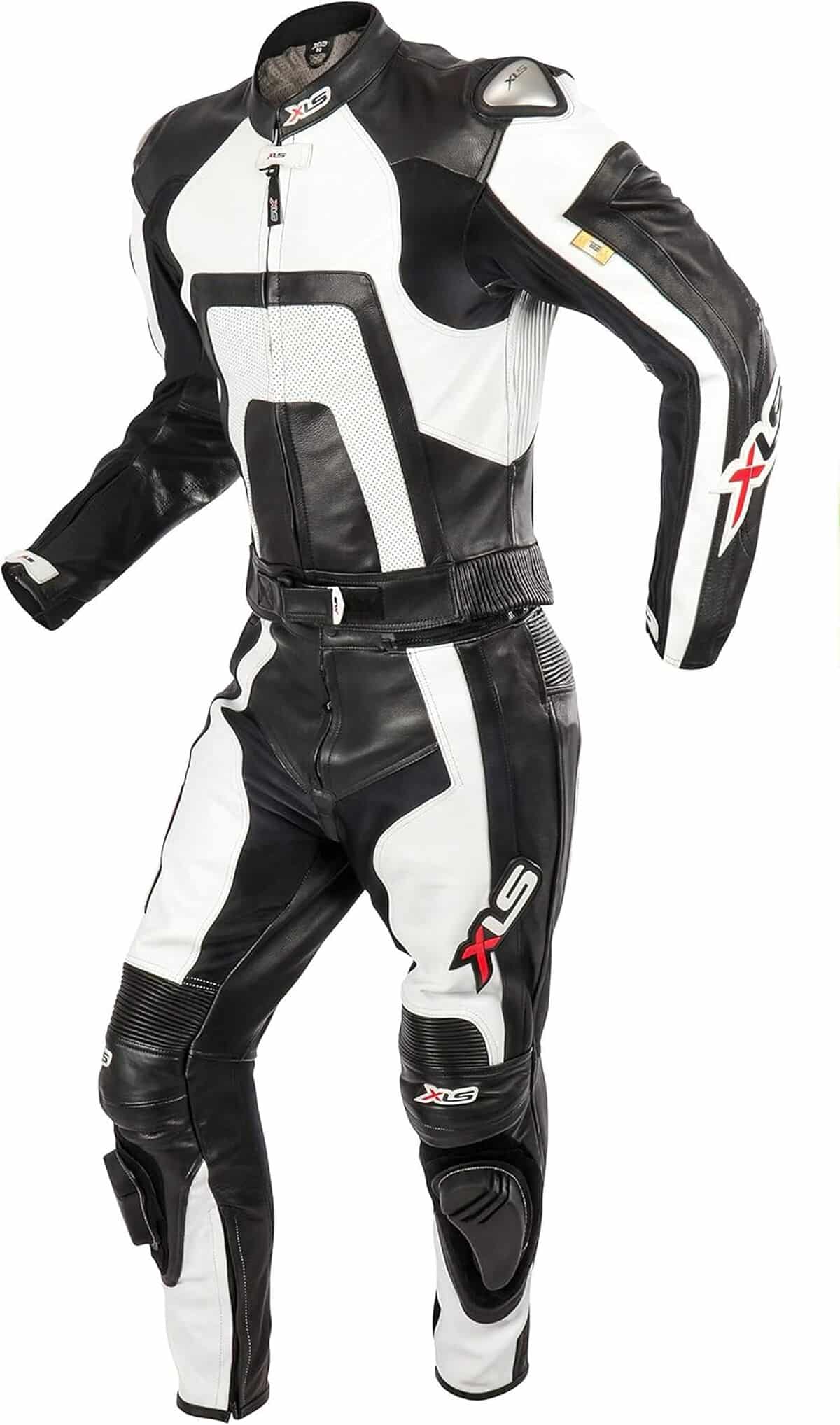 Test : combinaison moto XLS 2 pièces cuir noir-blanc