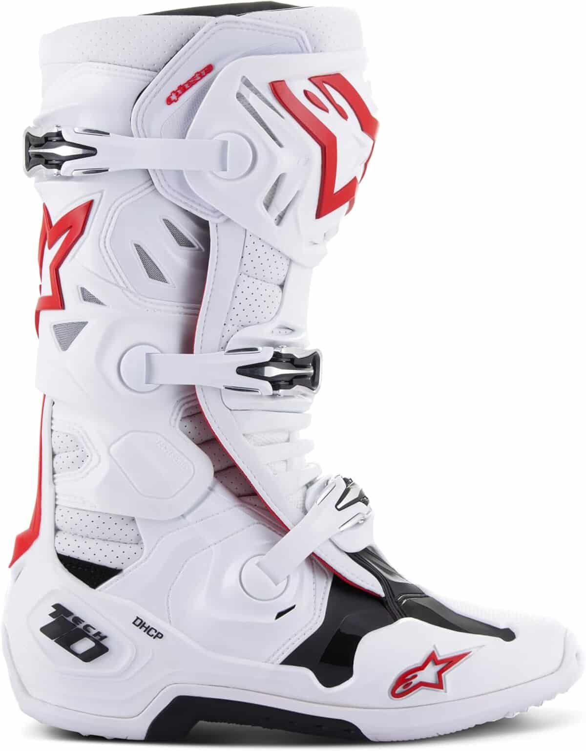 Test des bottes de motocross Alpinestars Tech 10 Supervented blanc taille 43