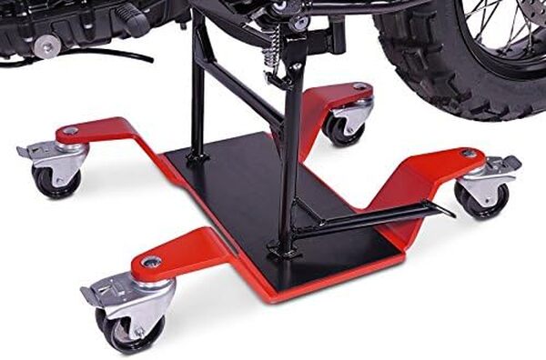 Chariot Range Moto pour BMW R 1100 RT pour béquille Centrale ConStands Mover II, Max. 400 kg, Rouge