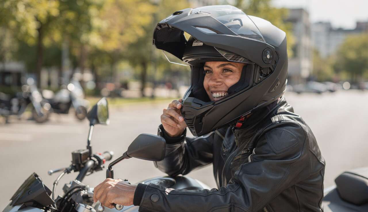Test de résistance : casques moto modulables à l'essai