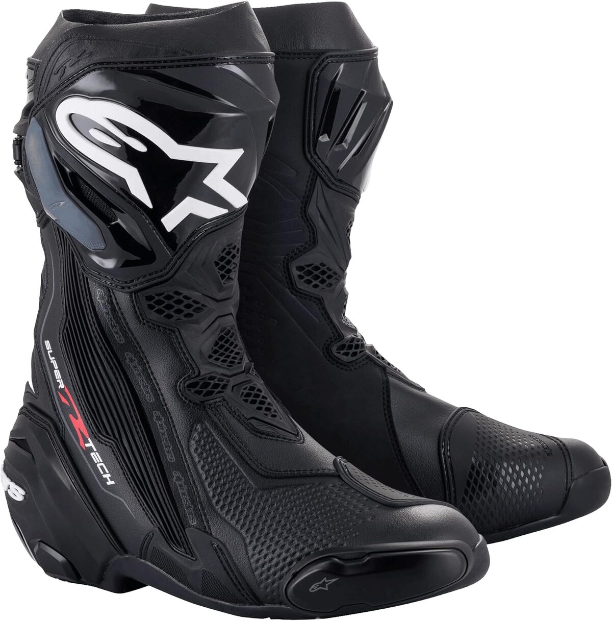 Test des bottes moto Alpinestars Supertech R en noir, taille 40