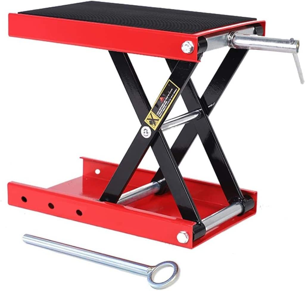 Test du cric Stanz pour moto et scooter