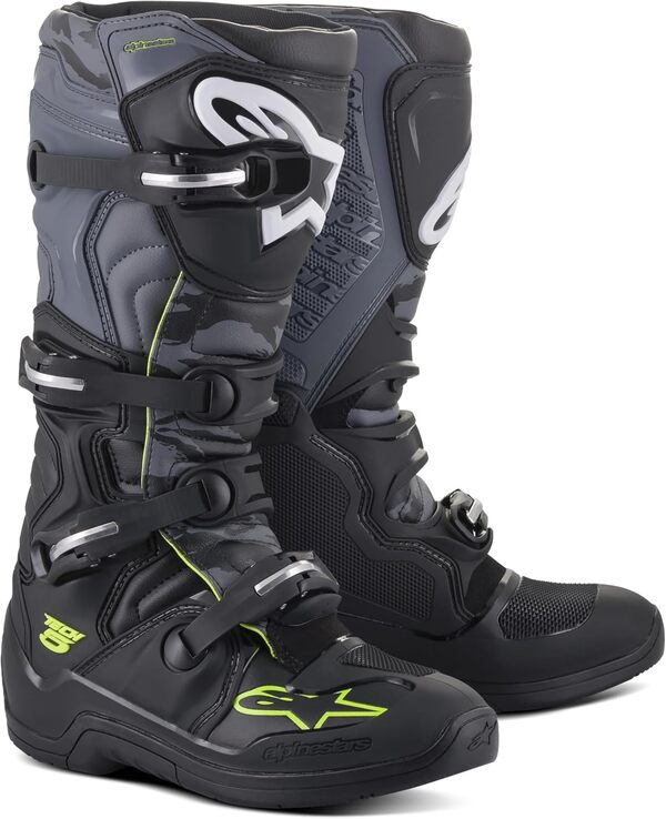 Alpinestars Bottes de moto pour homme, noir, 43 EU, Noir, 43 EU