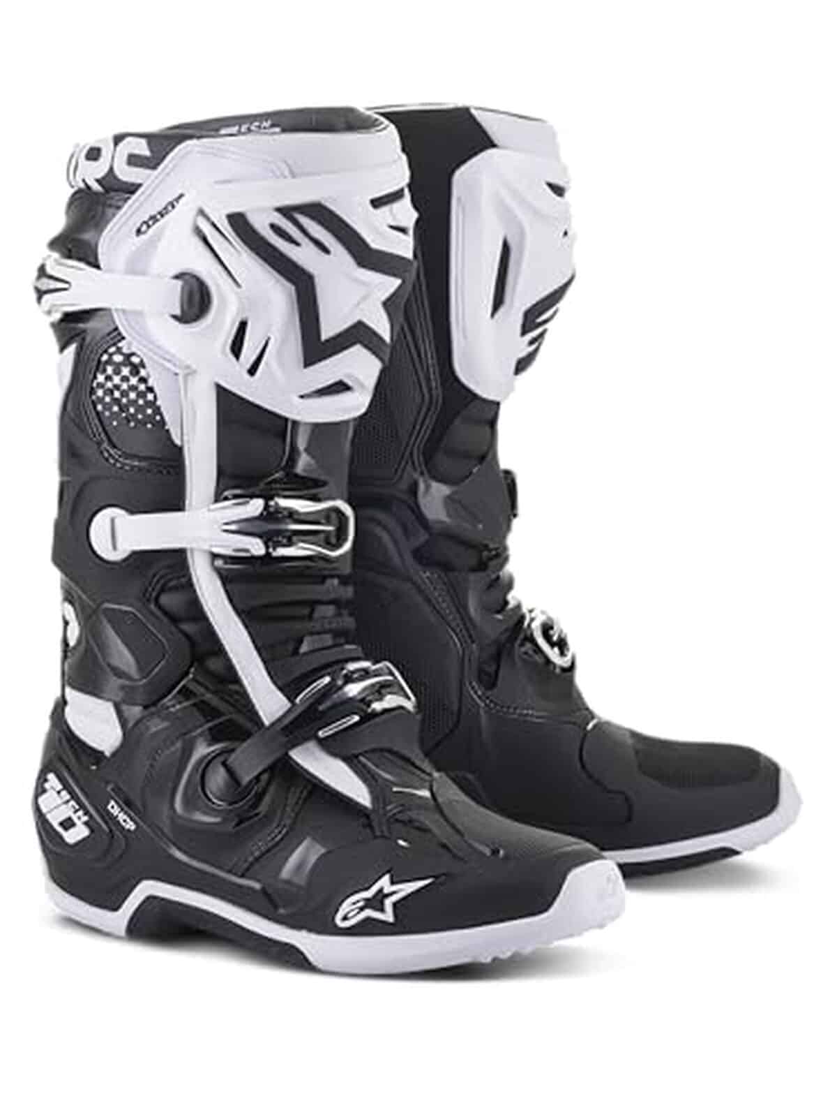 Test des bottes Alpinestars Tech 10 noir/blanc