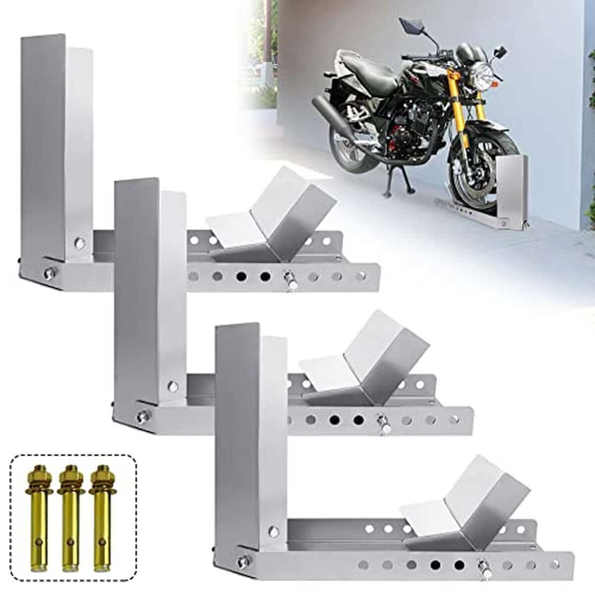 Test du lot de 3 rails yardin : pince et support de moto
