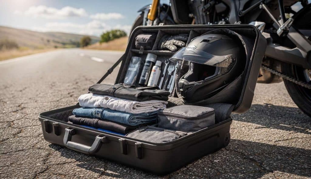 Optimiser l’organisation de votre valise moto