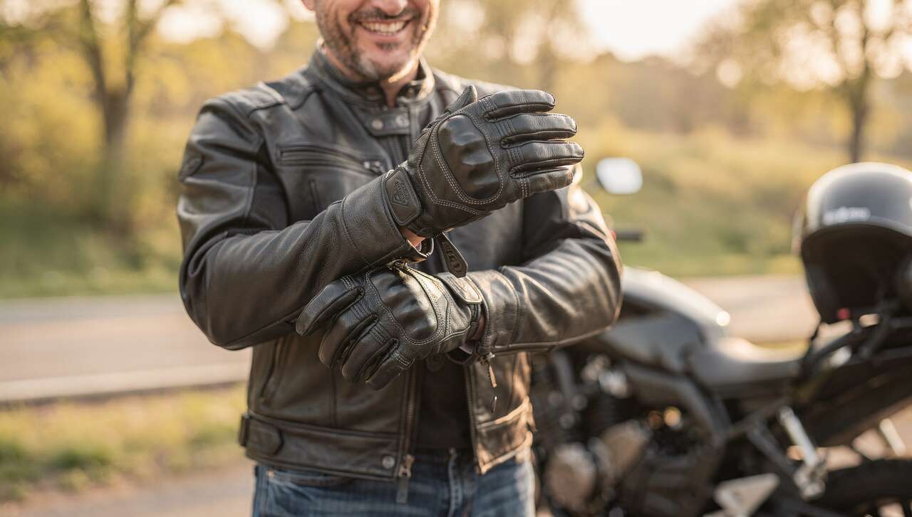 Avantages des gants moto en cuir vs textile