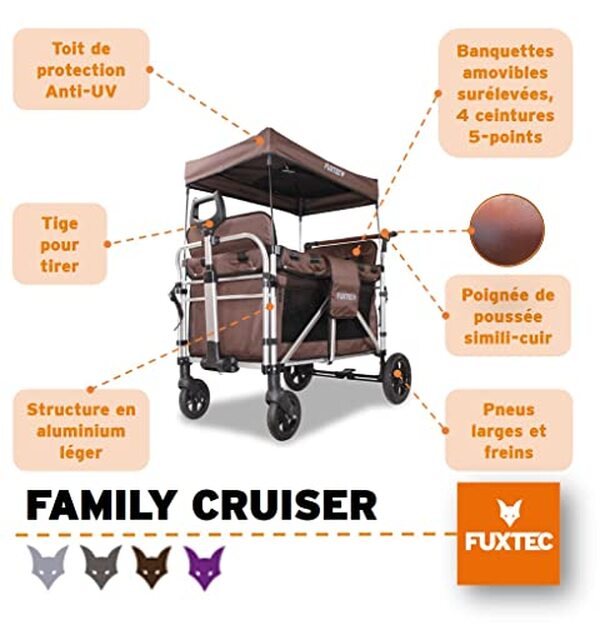 Explorez le chariot Fuxtec family cruiser : praticité, confort et plaisir pour vos balades en famille. Découvrez notre test complet des caractéristiques et avantages.