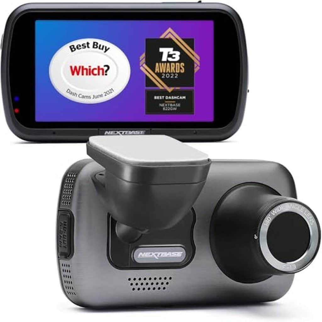 Test de la dashcam Next Base 622GW : performances à découvrir