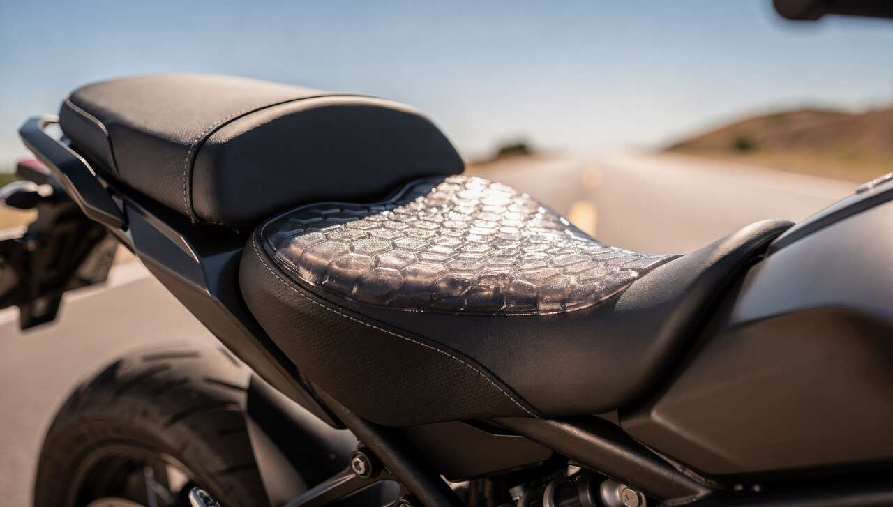 Le confort des coussins en gel pour moto