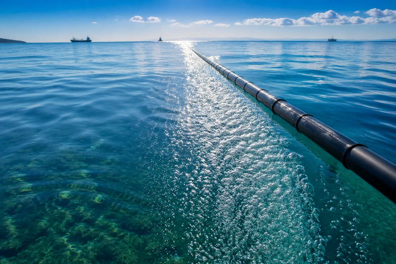 Applications maritimes et aquatiques des barrières de bulles