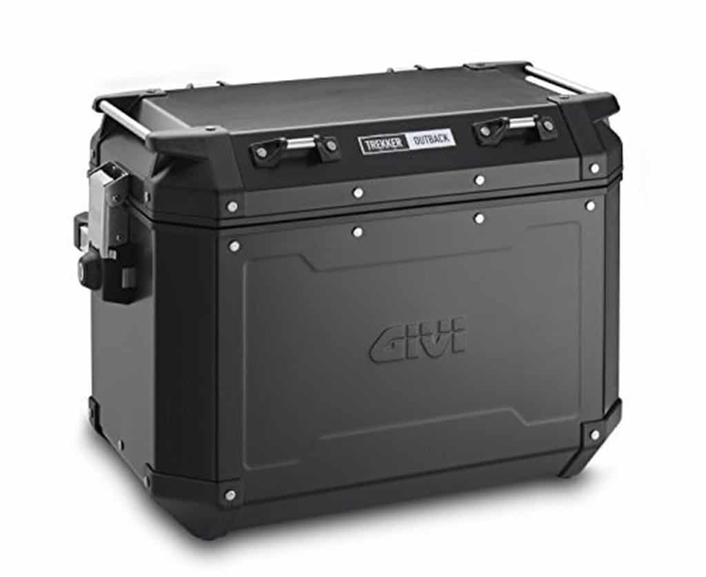 Test : givi valise latérale Trekker Outback aluminium noir