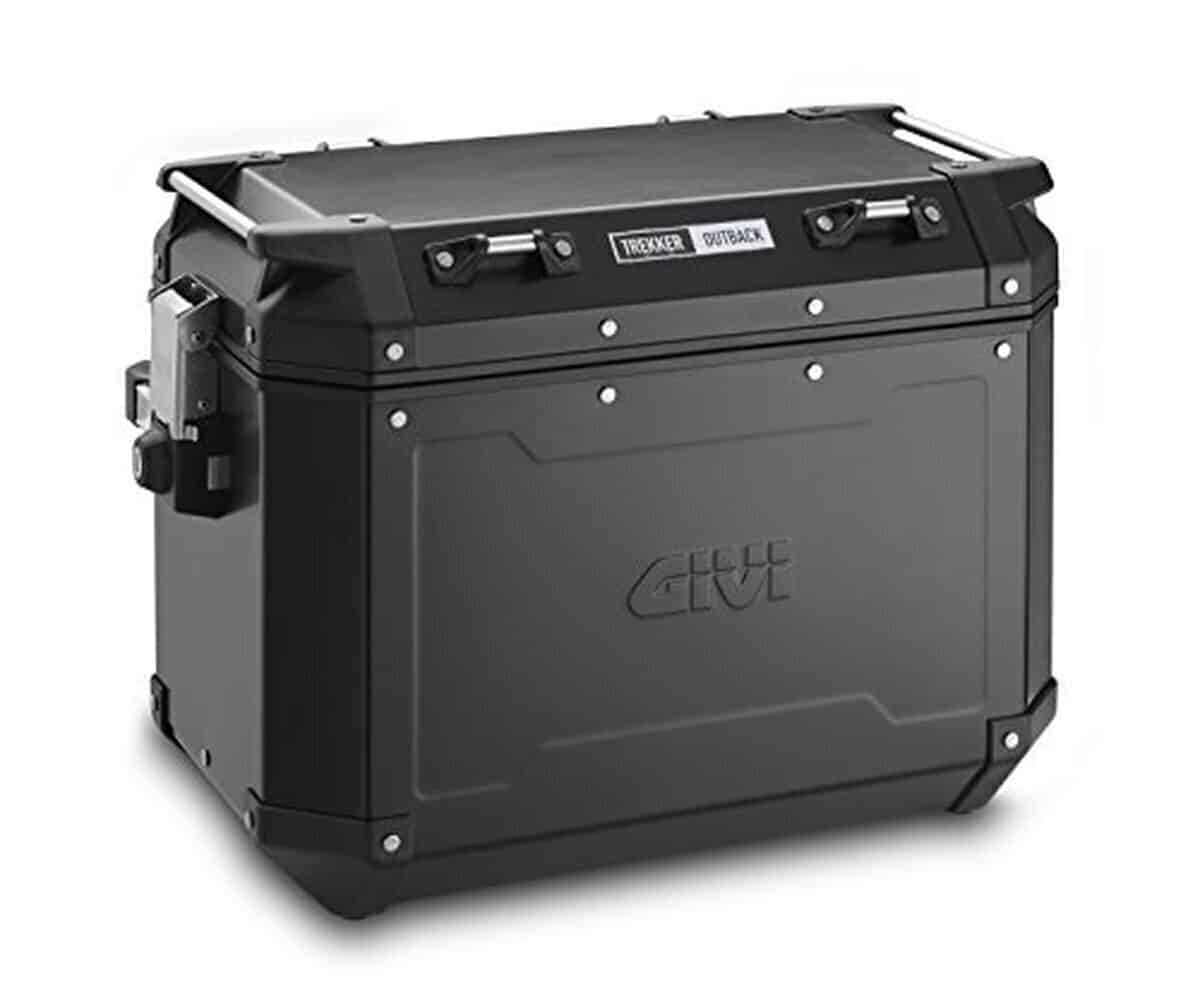 Test : givi valise latérale Trekker Outback aluminium noir