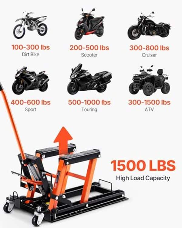 Découvrez notre test du cric VEVOR 700 kg, le lève-moto idéal pour soulever votre deux-roues en toute sécurité. Caractéristiques, avantages et avis d'expert. 