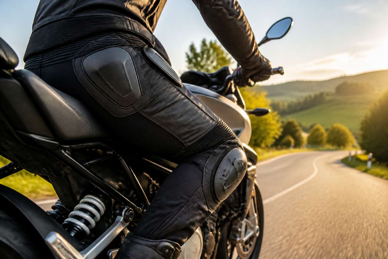 L’importance des renforts de hanches et genoux dans les pantalons moto