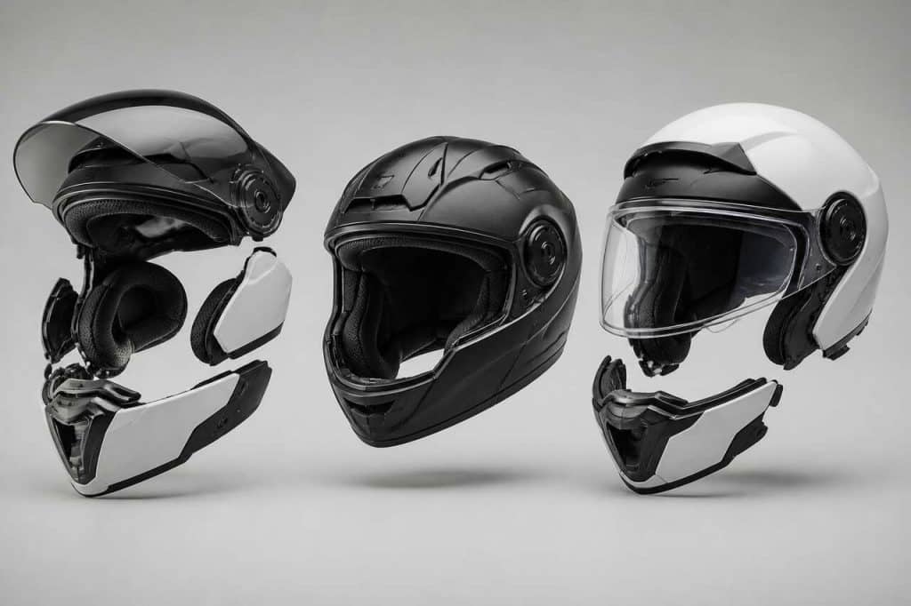 Designs innovants pour casques modulables