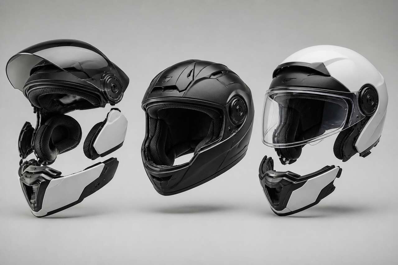 Designs innovants pour casques modulables