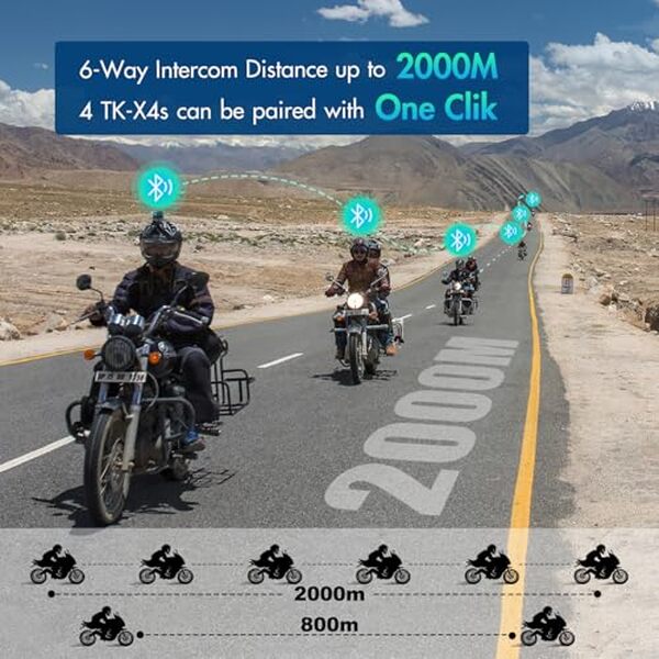 Découvrez notre avis détaillé sur l'intercom moto Thokwok TK-X4 bluetooth 5.1 : connectivité, autonomie et qualité audio testées pour vous. 