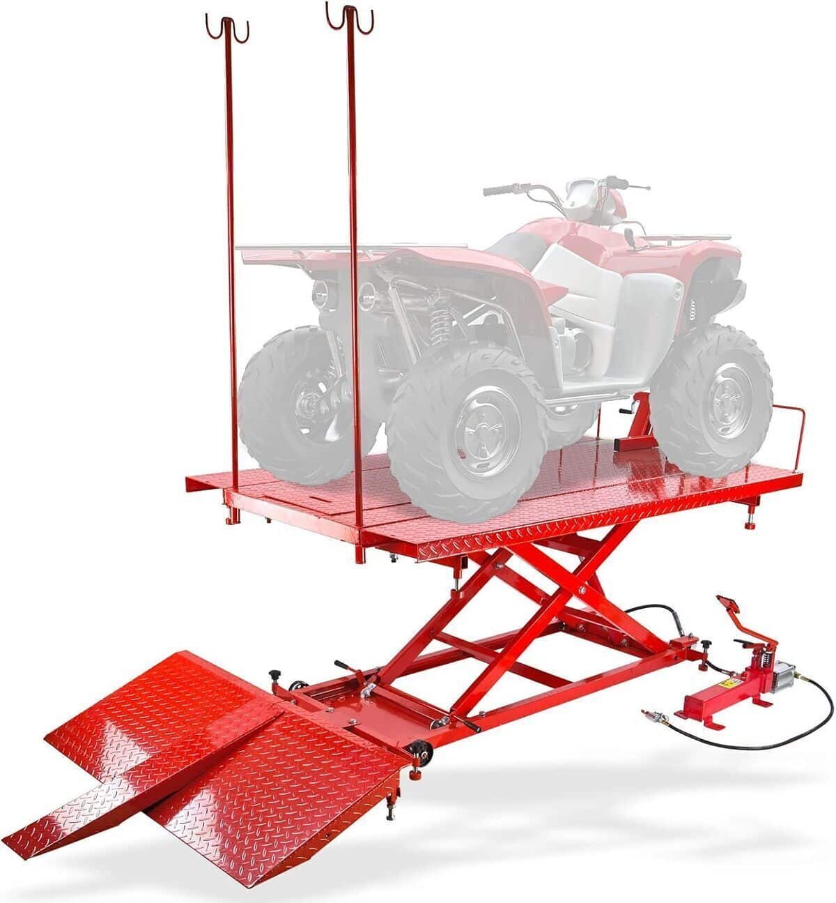 Test de l'élévateur moto/quad Dema 680 kg