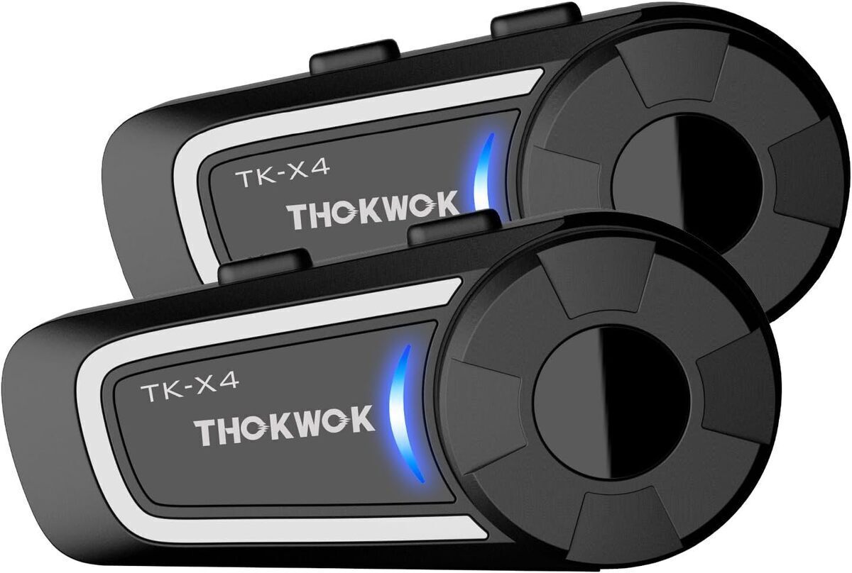 Test de l'intercom moto Thokwok TK-X4 bluetooth 5.1