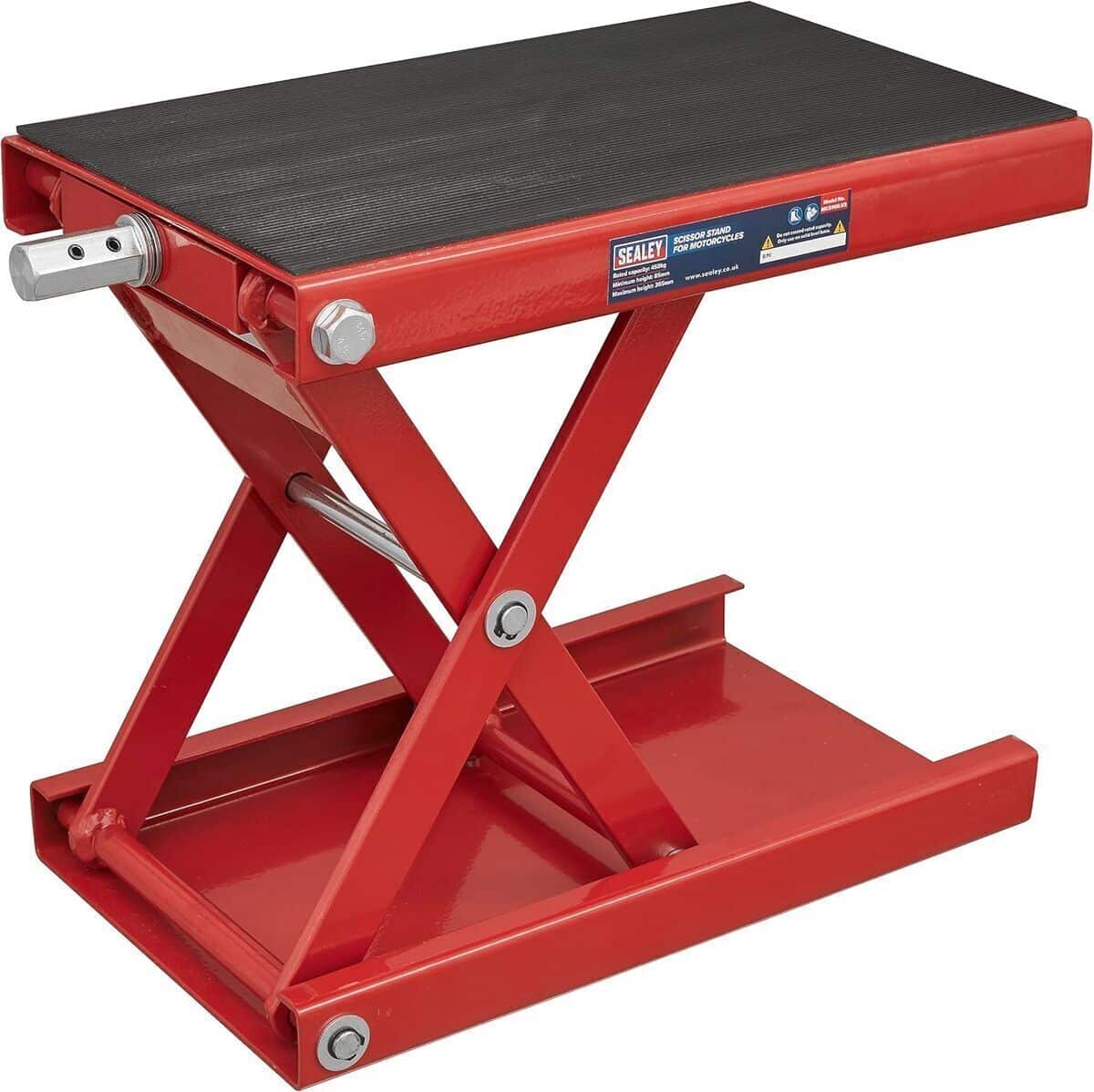 Test du cric pour moto Sealey MC5908 450 kg
