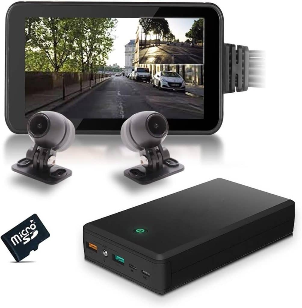 Test du kit vidéosurveillance Active Media Concept : sécurité auto/moto 2 caméras HD