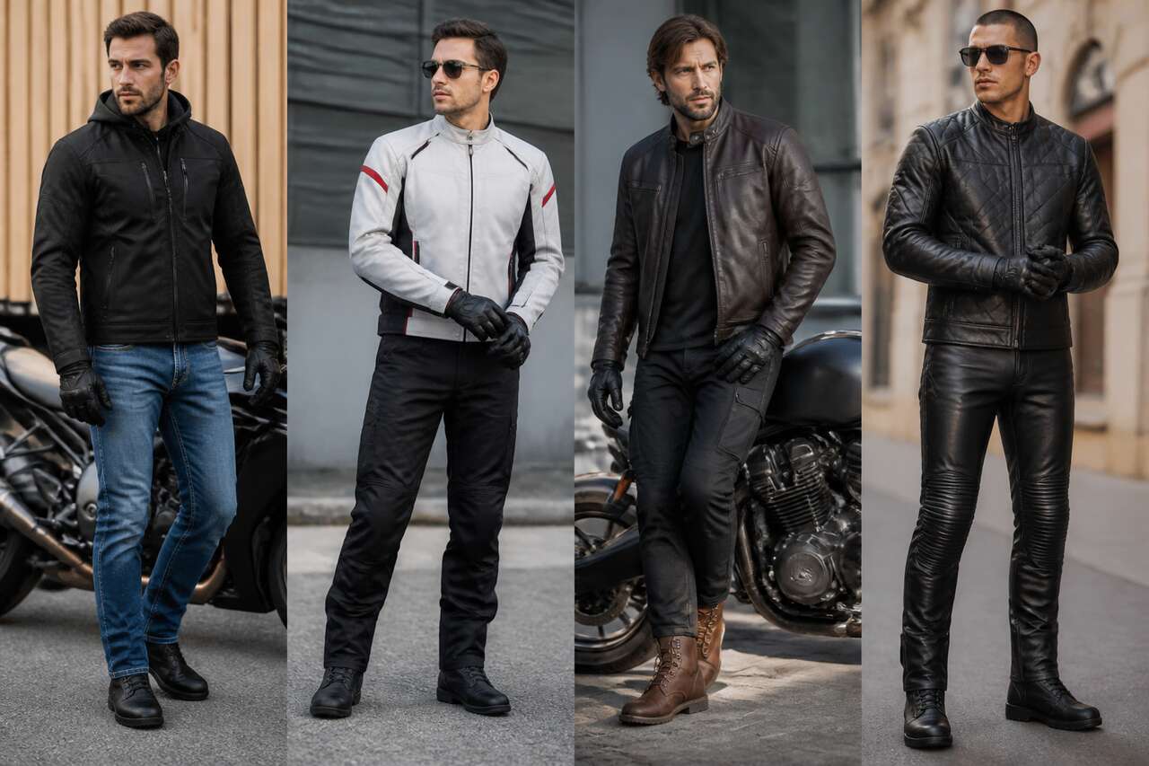 Quel type de pantalon renforcé avez-vous : jean, textile, cargo, cuir Quel type de pantalon renforcé avez-vous : jean, textile, cargo, cuir