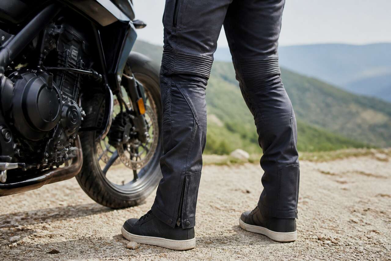 Chaussures et bottes : faire travailler ensemble ourlet, cheville et protection Chaussures et bottes : faire travailler ensemble ourlet, cheville et protection