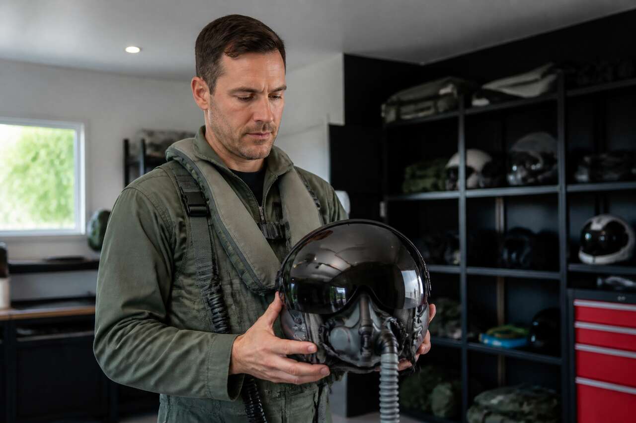 Transport et stockage efficace de votre casque jet