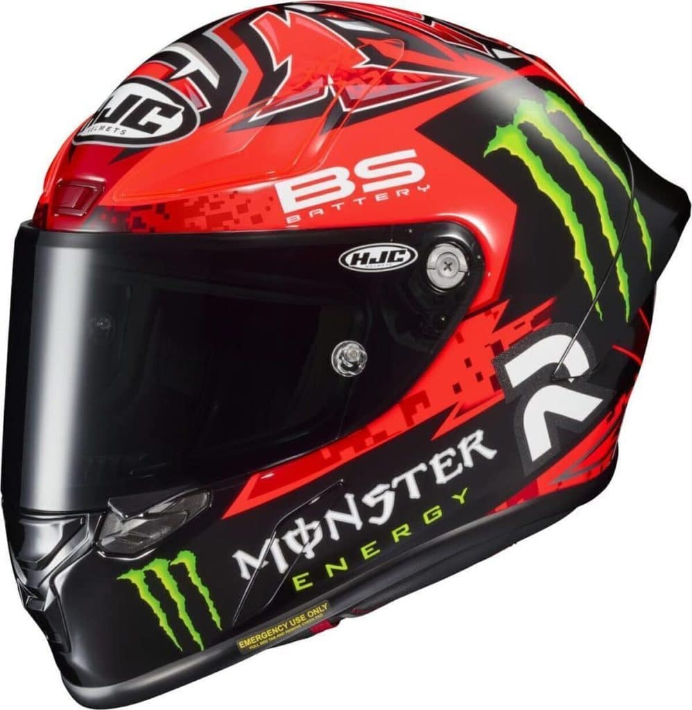 Test du casque intégral moto HJC RPHA 1 Quartararo Replica MC1