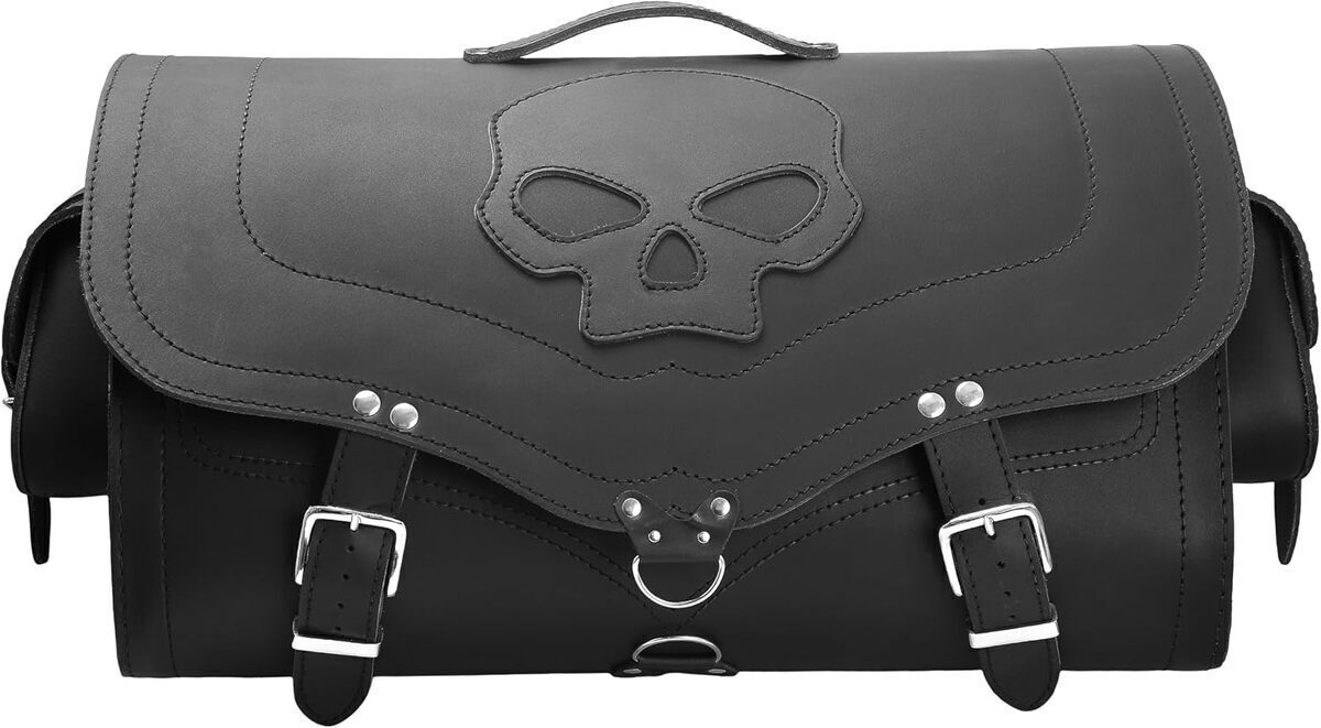 Test de la valise ORLETANOS Big Skull moto taille XL