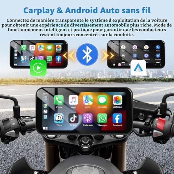 Découvrez notre test complet de l'autoradio moto Podofo : compatibilité CarPlay et Android Auto, installation, performances et avis utilisateurs.