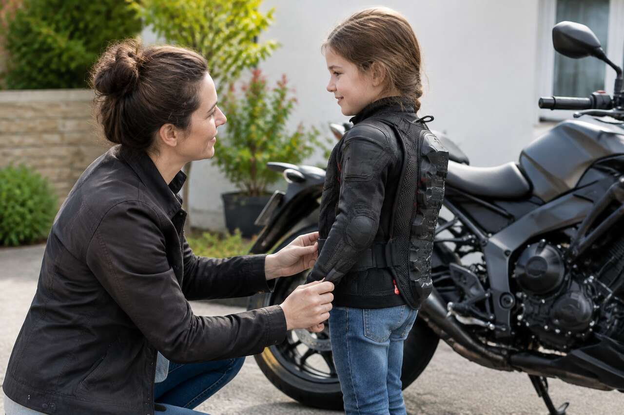 Protéger le tronc : dorsale, blouson renforcé et options airbag Protéger le tronc : dorsale, blouson renforcé et options airbag