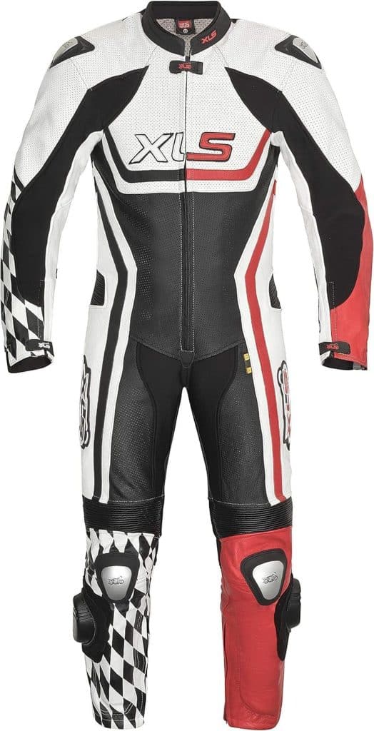 Test combinaison moto cuir XLS EOS noire et rouge taille 54